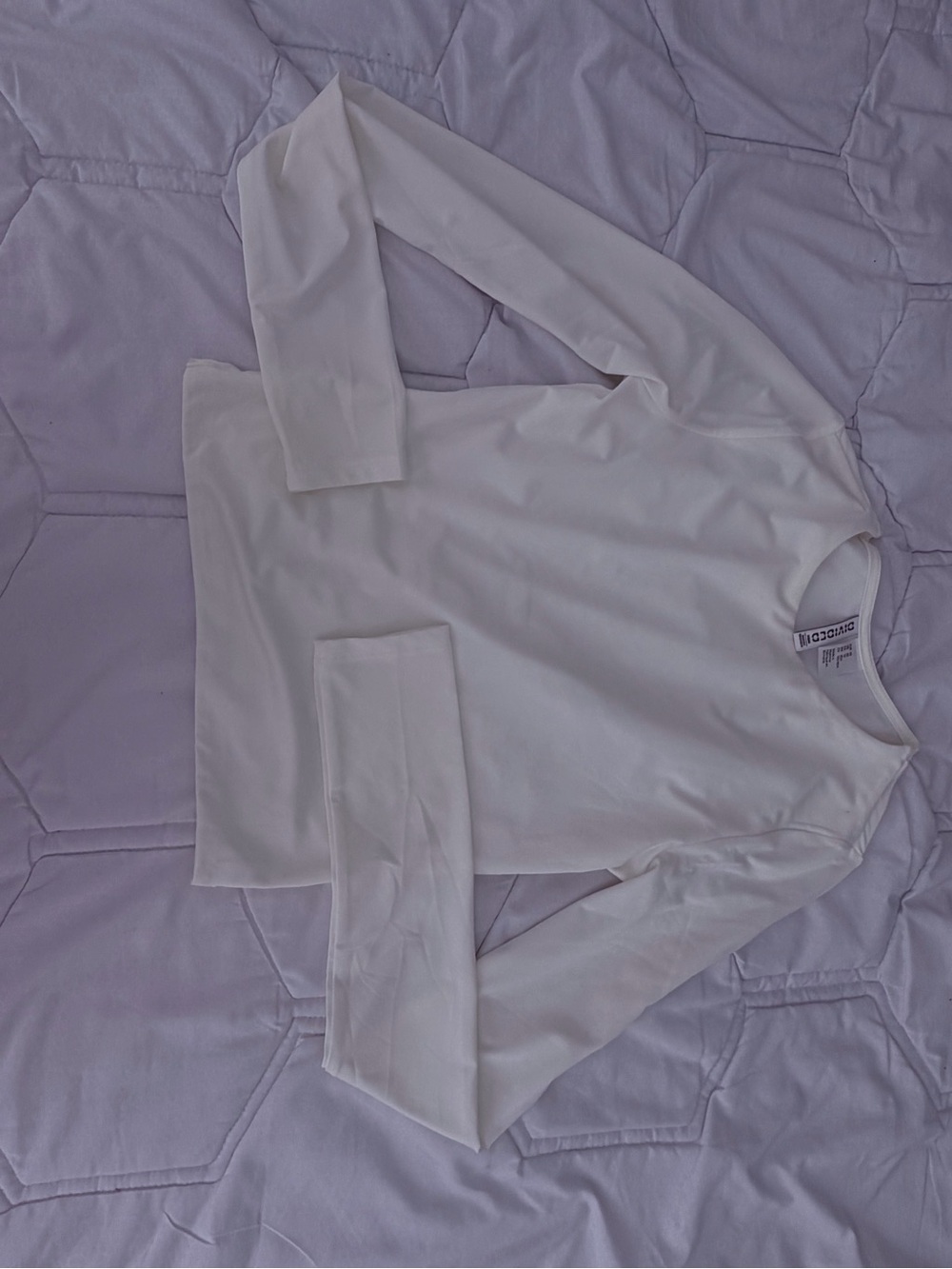 H&M DIVIDED Cream V-Neck Top